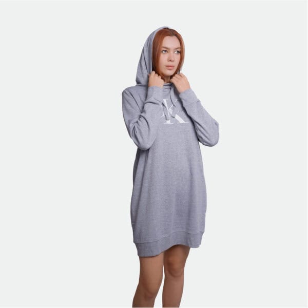 Calvin Klein Women's Hooded Sweatshirt Dress