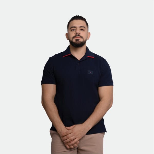 Tommy Hilfiger Mens Polo Shirt Regular Fit - Patch logo