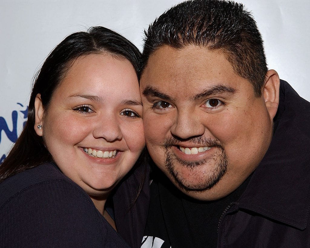 Gabriel Iglesias And His Wife, Claudia Valdez, Laughing Together.