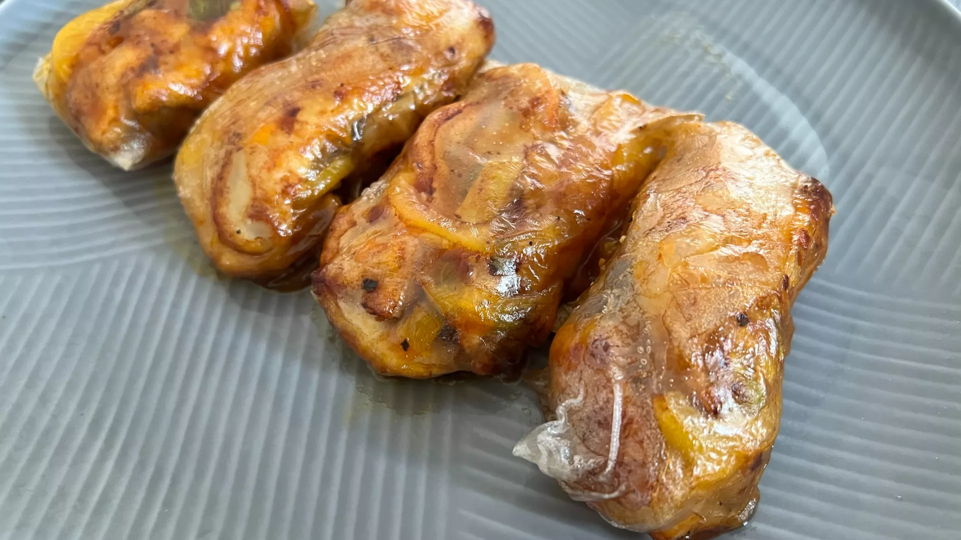Crispy Air Fryer Spring Rolls Filled With Savory Goodness, Perfect For Snacking Or Entertaining.