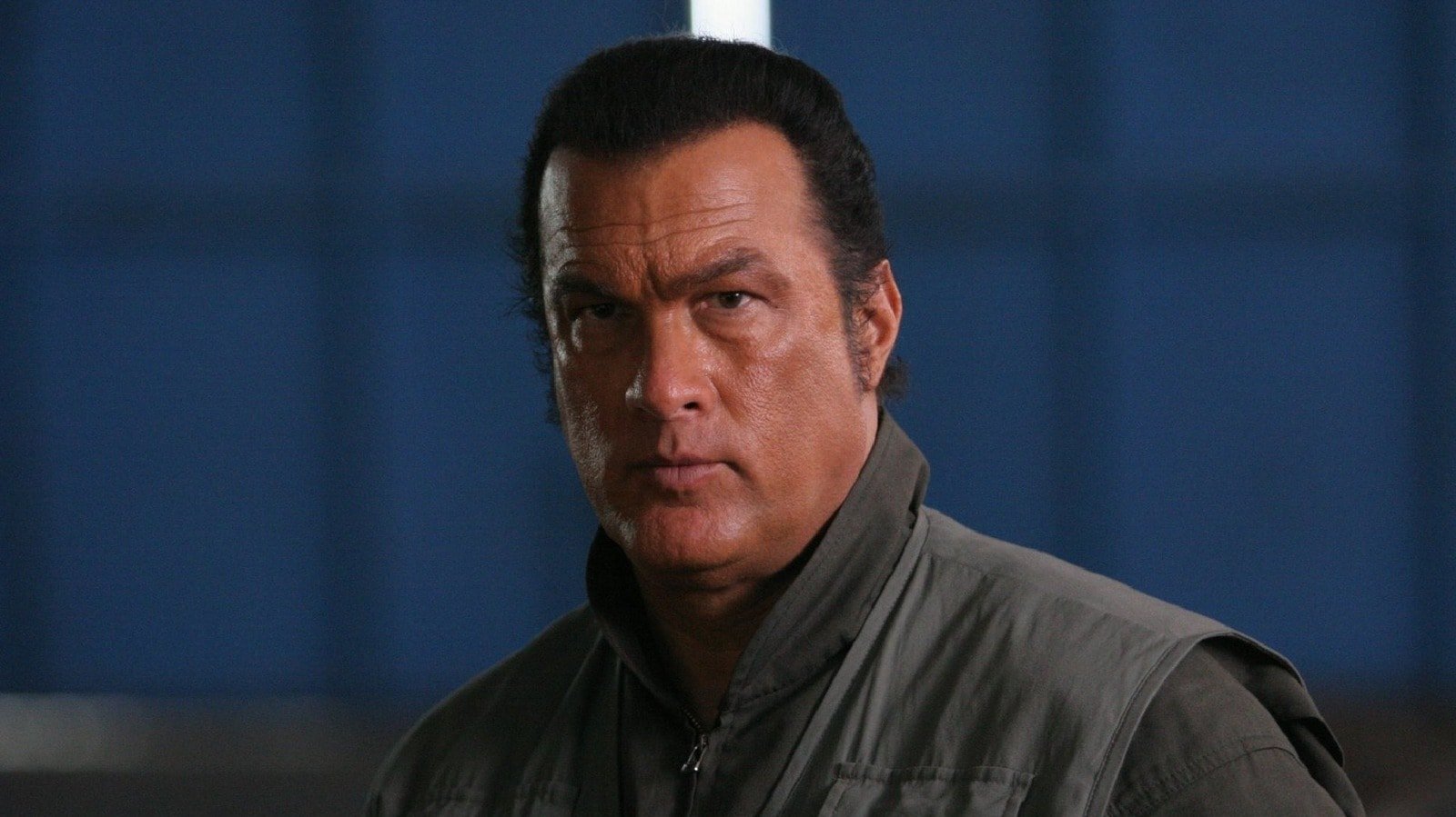 Steven Seagal With Martial Arts Gear, A Hollywood Legend.