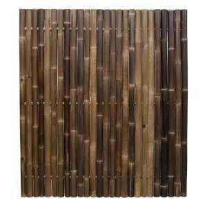 bamboescherm giant zwart 180x200 cm