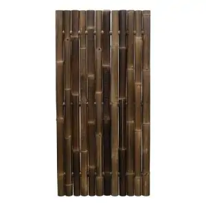 bamboescherm giant zwart 90x180 cm