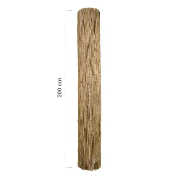 rietmat op rol 200cm opgerold