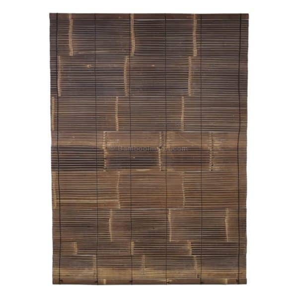 Zwart Bamboe Rolgordijn 150 x 200 cm