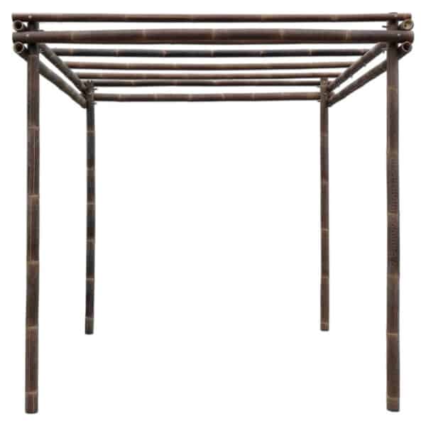Bamboe Pergola Java Zwart 3 x 3 m - Afbeelding 2