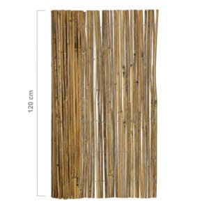gespleten bamboemat op rol 500 x 120 cm