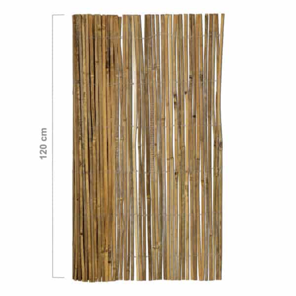 gespleten bamboemat op rol 500 x 120 cm