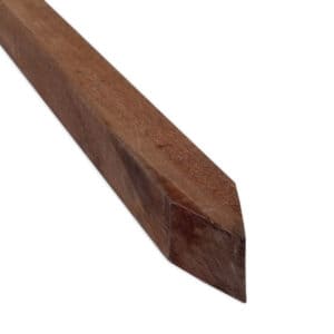 Hardhouten Paal Azobe Ruw 70 x 70 mm - 275 cm