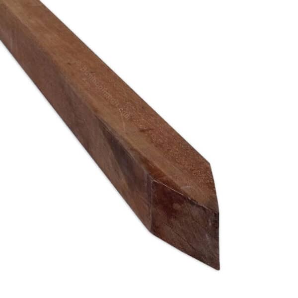 Hardhouten Paal Azobe Ruw 70 x 70 mm - 275 cm