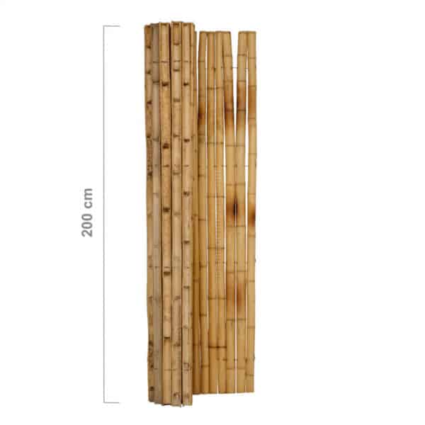 Bamboemat Halfrond Naturel 180 x 200 cm