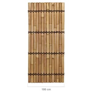 Halfrond Bamboescherm 100 x 200 cm - Bamboe België