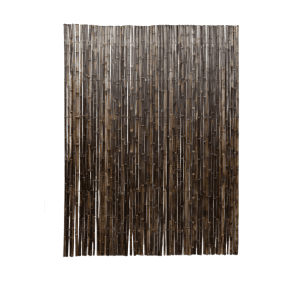 Bamboemat zwart op rol 180 x 150