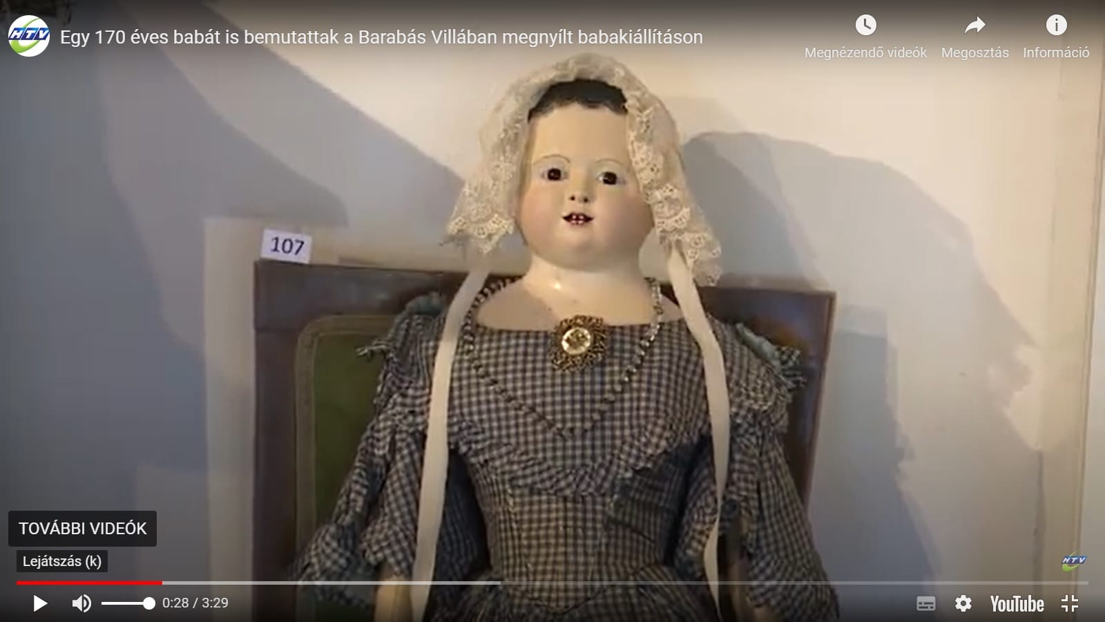 Új kiállításunkról a Hegyvidék TV összefoglalójában 1 Új kiállításunkról a Hegyvidék TV összefoglalójában