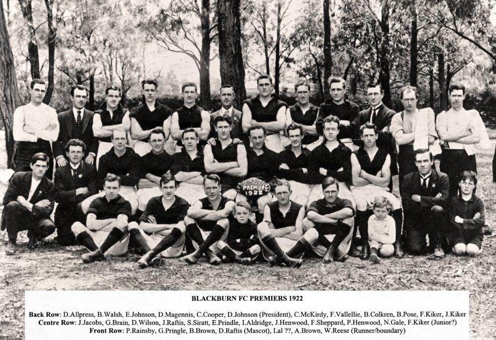 BFC won 1922 Senior flag in the RDFA.