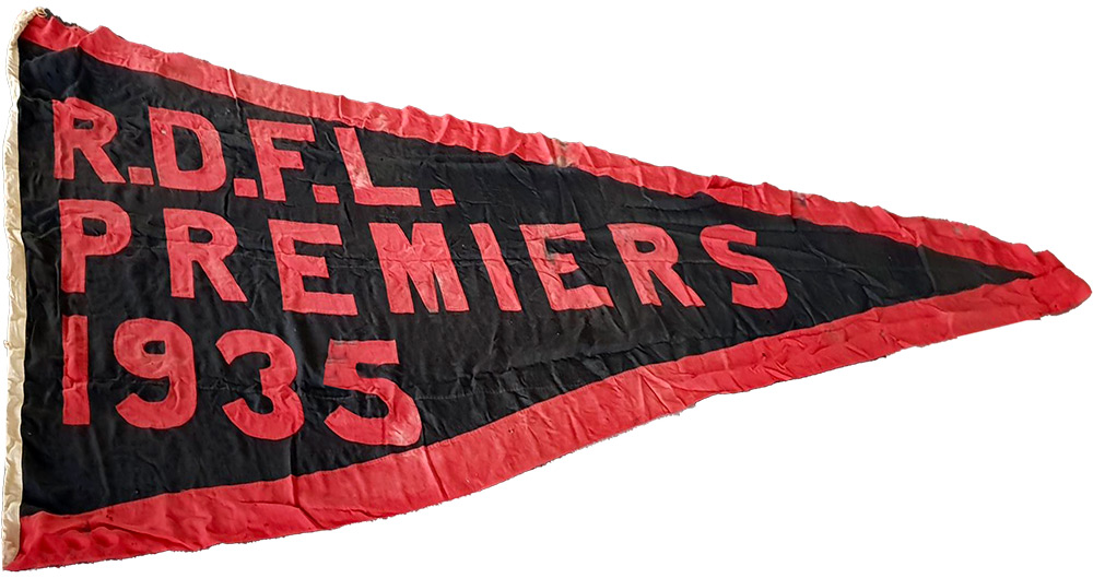 BFC won 1935 Senior flag in the RDFA.