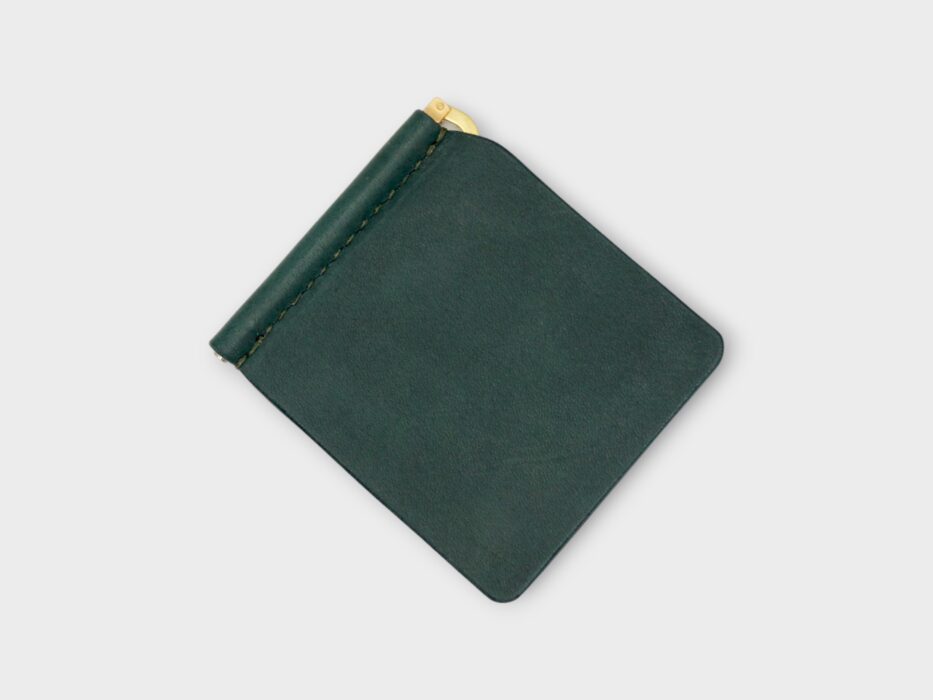 Moneyclip-Simple-Green_Bottega