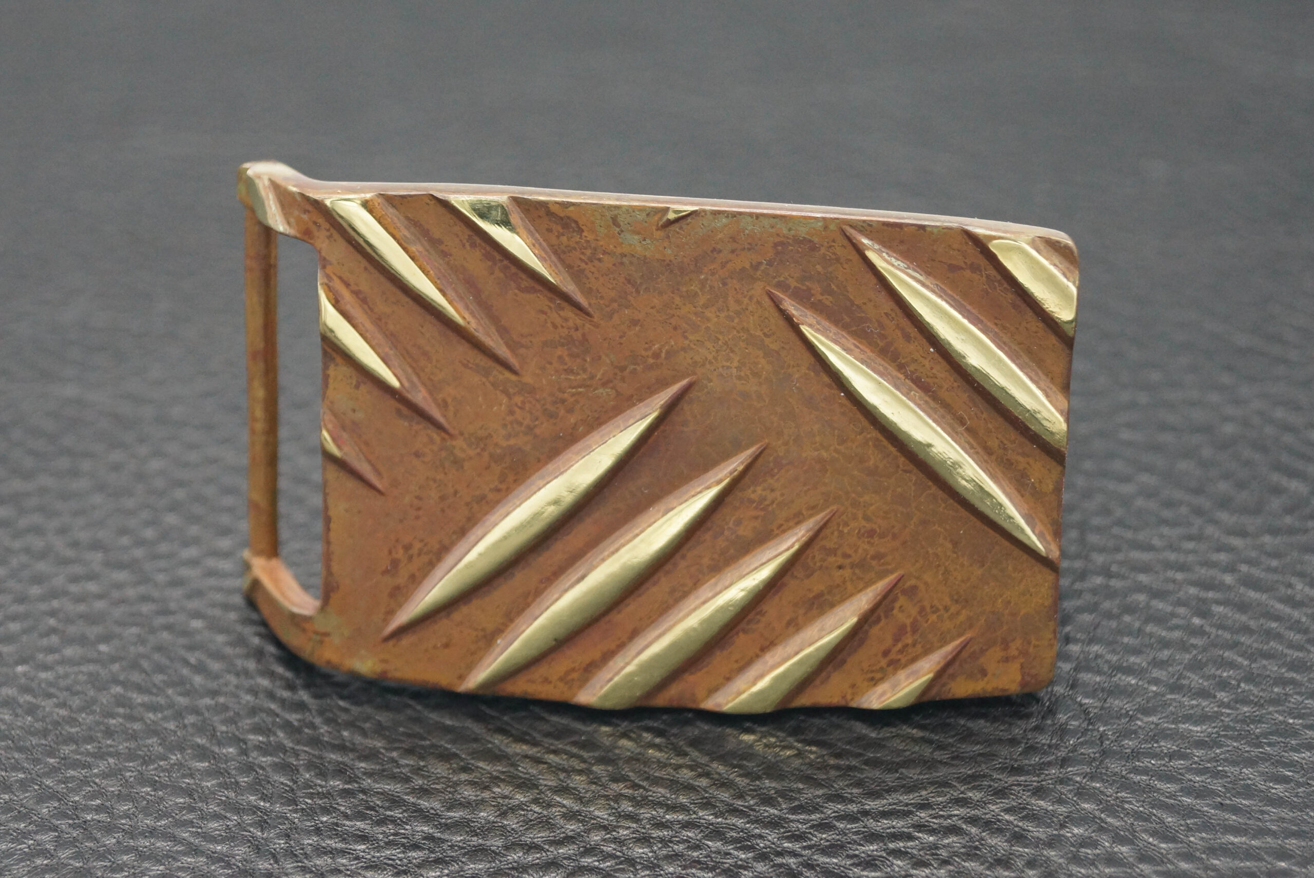 真鍮製バックル　ハンドメイド