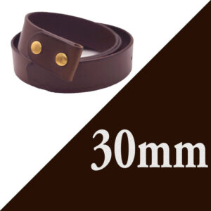 バックル交換用ベルト30mm ダークブラウン　バリエーション画像