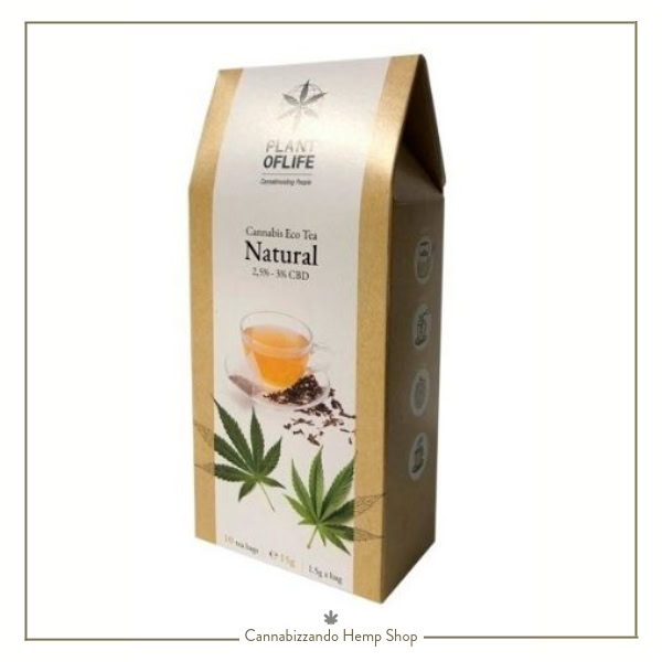 Cannabis Eco Tea - Tisana alla canapa naturale con CBD