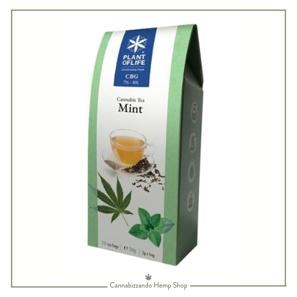Una tisana di canapa naturale o di canapa unita ad altre piante officinali (menta) e CBG è una bevanda perfetta, da sorseggiare anche fredda, per prendersi piacevolmente cura di se stessi, per rilassarsi in modo completamente naturale e per godere dei benefici depurativi della menta.