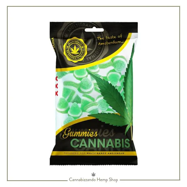 CARAMELLE GOMMOSE CANNABIS con olio di canapa