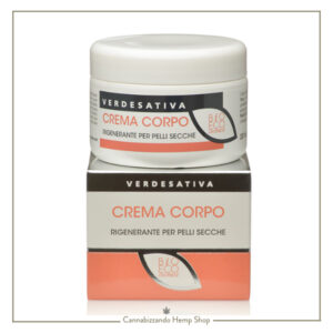 Crema Corpo Rigenerante Pelli Secche con Canapa e Argan