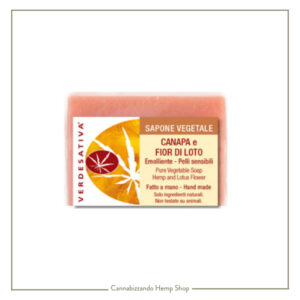 Sapone vegetale Canapa e Fior di Loto