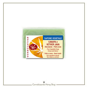 Sapone vegetale con Canapa e Vetiver