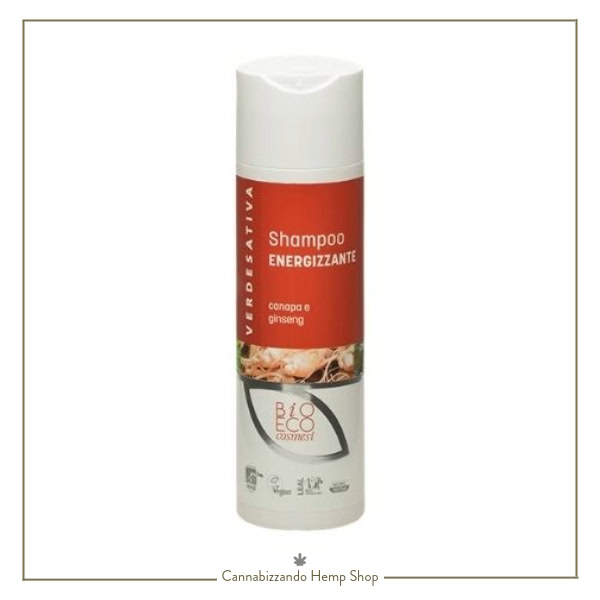 Shampoo Energizzante con Canapa e Ginseng