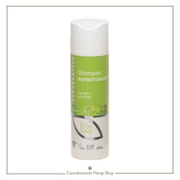 Shampoo Ristrutturante con Canapa e Lino