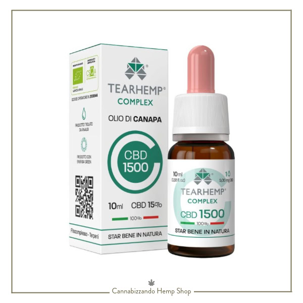 TEARHEMP COMPLEX OLIO DI CBD 15% Full Spectrum