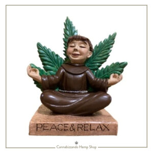 Statuetta Frate dipinta a mano - Peace&Relax