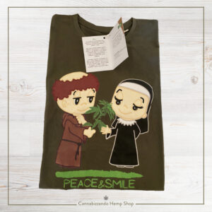 Smile T-SHIRT Uomo in cotone 100% organico