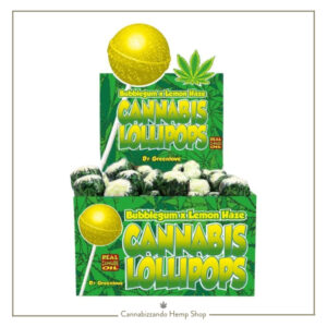 Cannabis Lollipops Bubblegum - Lemon Haze