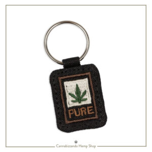 Mini portachiavi PURE BAGS in canapa e cotone bio