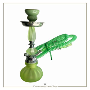 Narghilè Alibabà Irina in Vetro 1 tubo - 28cm