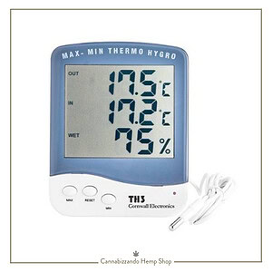 Termo-igrometro digitale LCD con sonda