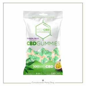 MediCBD Passion Fruit CBD Gummy Bears - Orsetti gommosi al CBD al gusto di frutto della passione