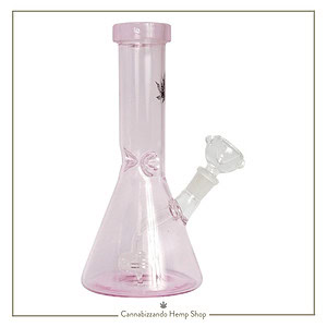 Ice Catcher Beaker BONG in VETRO - Colore Pink 22cm
