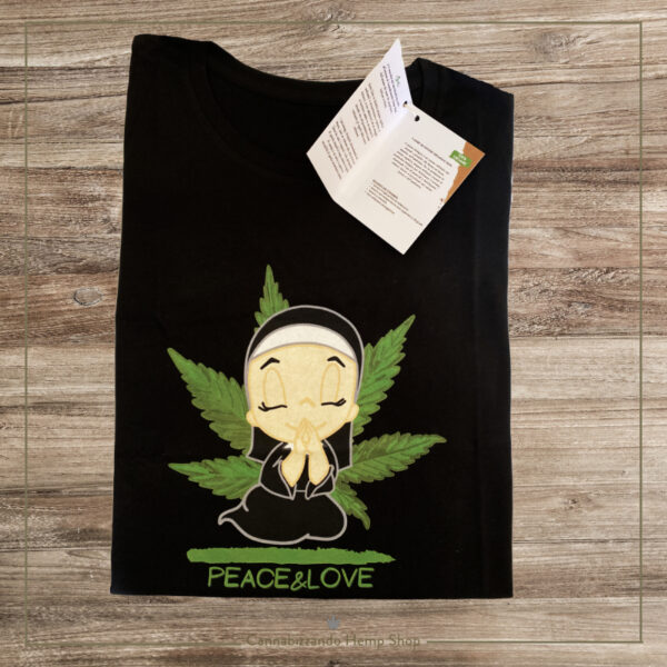 T-Shirt Donna in Cotone 100% organico - Mod. Love