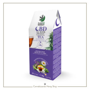 La tisana ideale per dormire sonni tranquilli, CBD Sleep Tea è formulata con ingredienti 100% naturali senza aggiunta di coloranti o aromi artificiali