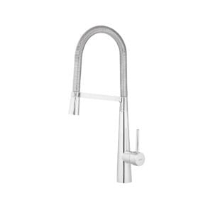 Baterie lebada cu teava flexibila crom Kitchen