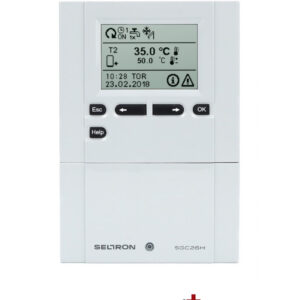 Controler solar avansat Termo+ SGC26H cu 3 senzori alb