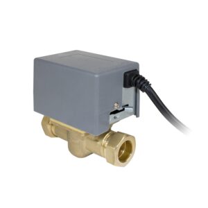 Vană motorizată cu 2 căi și micro-contact, filet 1''