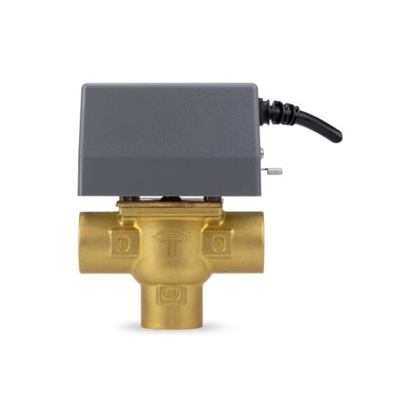 Vană motorizată cu 3 căi și micro-contact, filet 3/4''