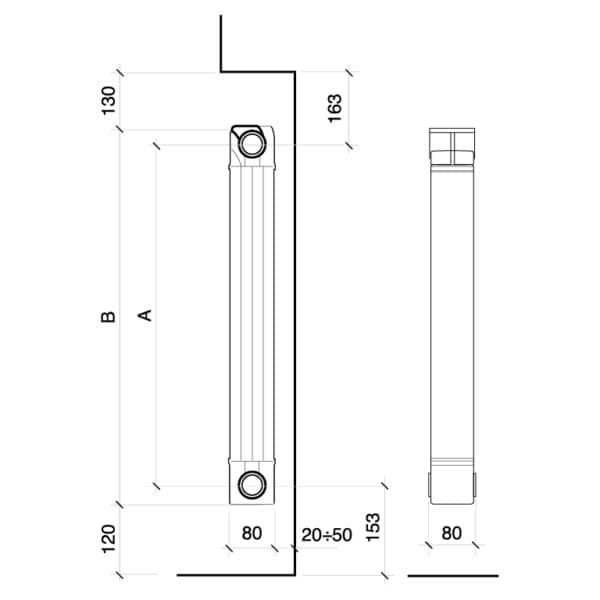 Element radiator AL2000