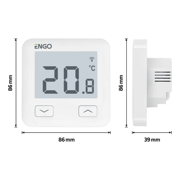 E10W230WIFI TERMOSTAT WI-FI APARENT, 230V, ENGO - imagine 2