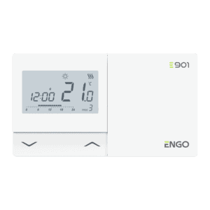 E901 Termostat programabil, aparent, cu fir ENGO