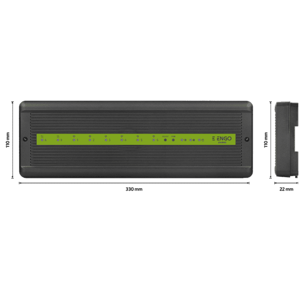 ECB62ZB CENTRU DE COMANDA, 230V, 2 ZONE CU FIR, 6 ZONE WI-FI, ENGO - imagine 2